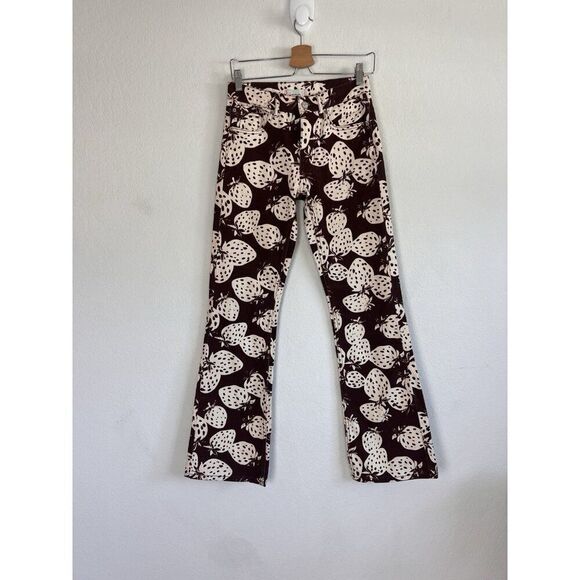 BDG Urban Outfitters Women's 90s Bootcut Jeans Strawberry Brown Size 24 NWOT - Picture 2 of 12